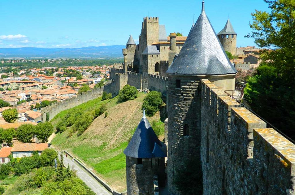 Muralhas de Carcassonne vistas de cima