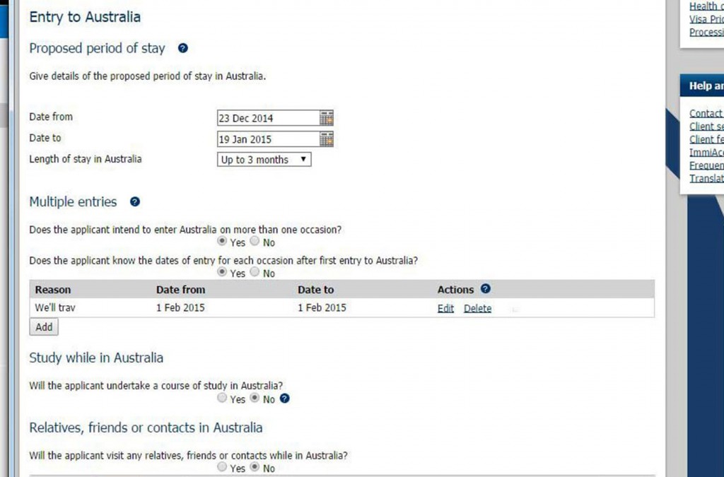 Como tirar visto de turismo para Austrália - Tela 8