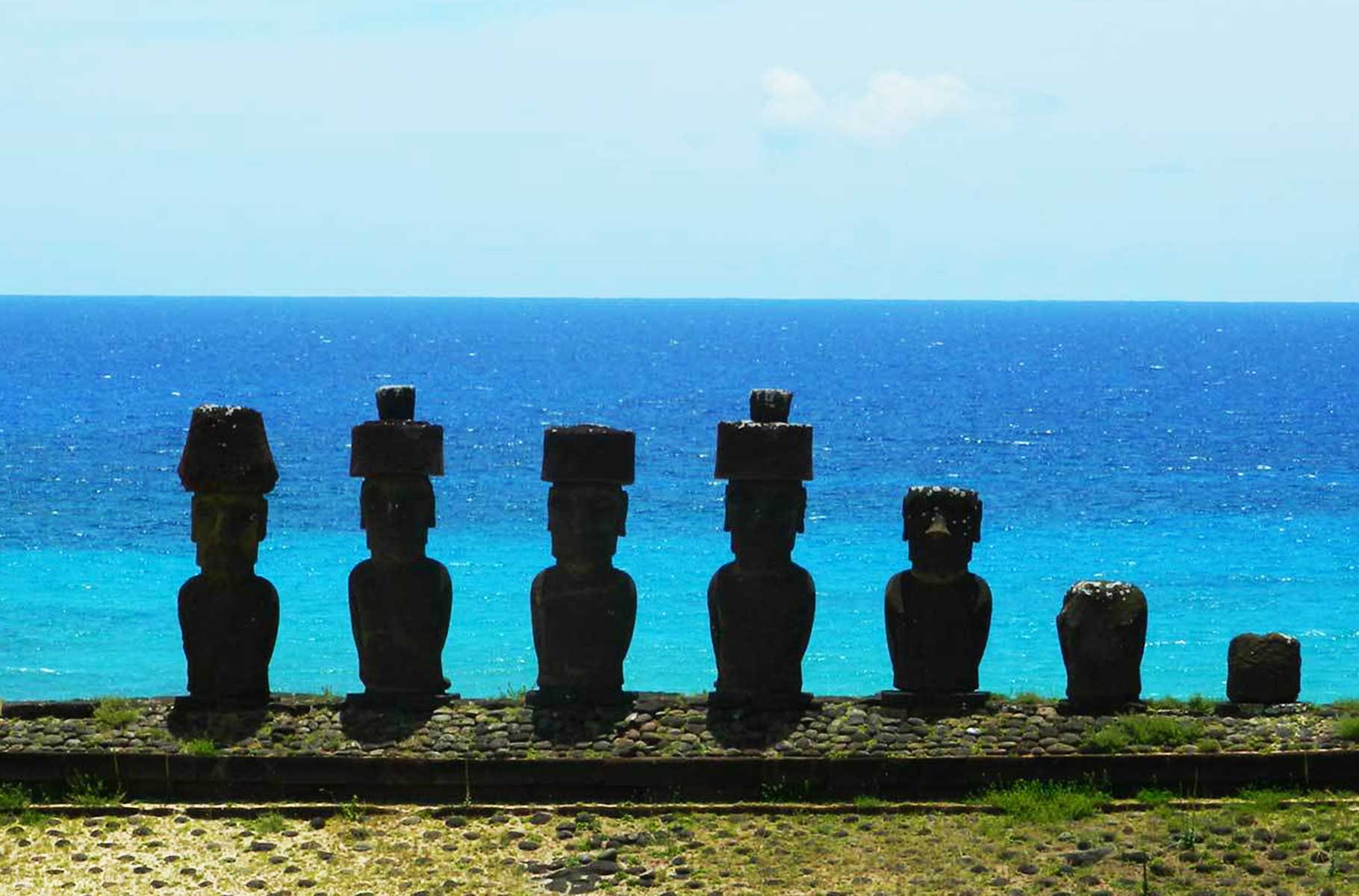 O que fazer na Ilha de Páscoa: Praia de Anakena