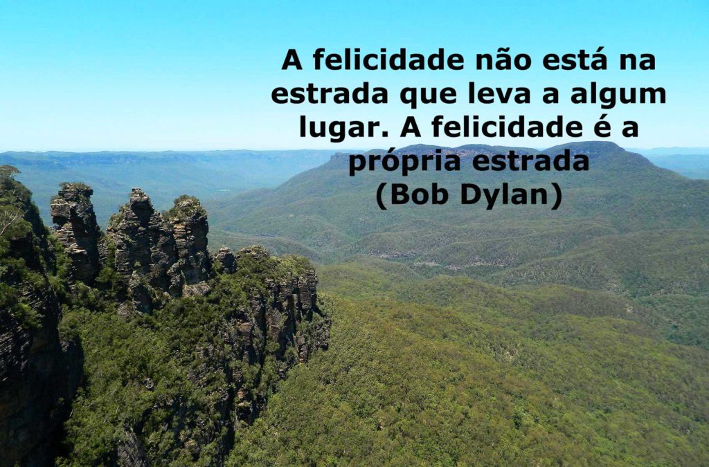 Frases de viagem - Foto do Parque Nacional Blue Mountains (Austrália)