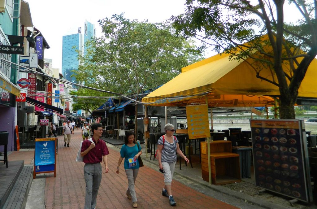 O que fazer em Cingapura - Boat Quay