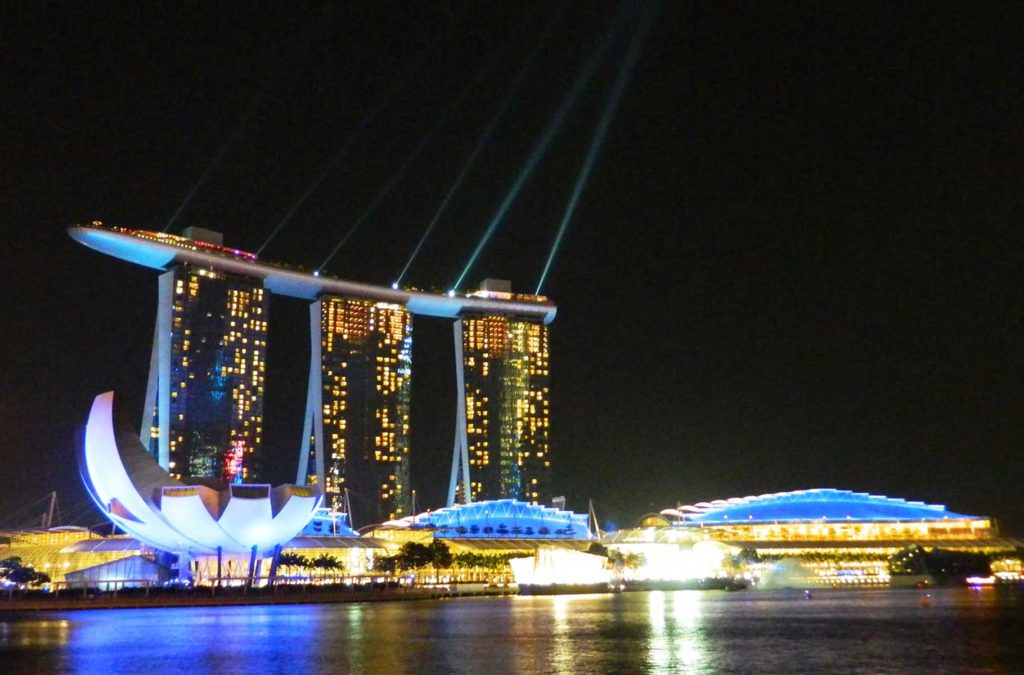 O que fazer em Cingapura - Shows de luzes