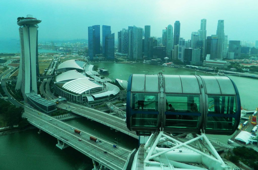 O que fazer em Cingapura - Singapore Flyer