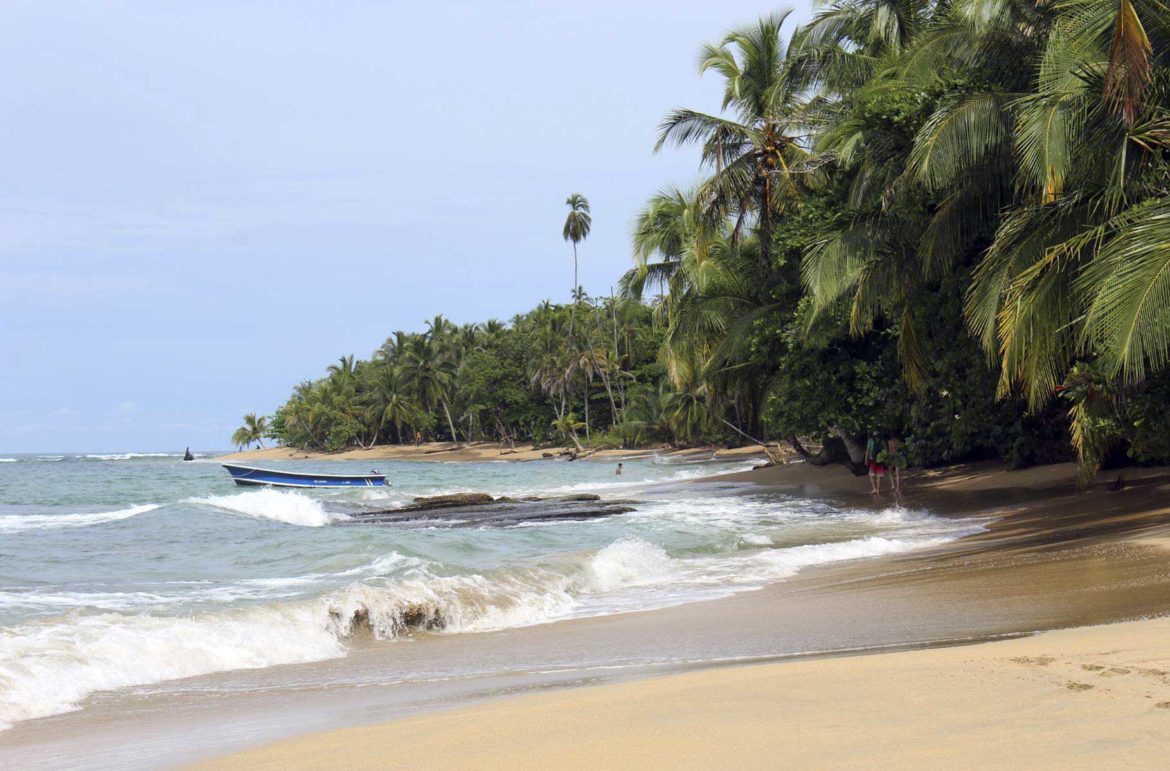 Praia de Punta Uva, em Puerto Viejo (Costa Rica)