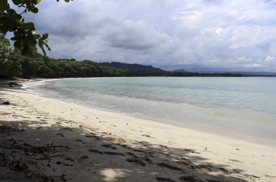 Playa Blanca, no Parque Nacional Cahuita, (Costa Rica)