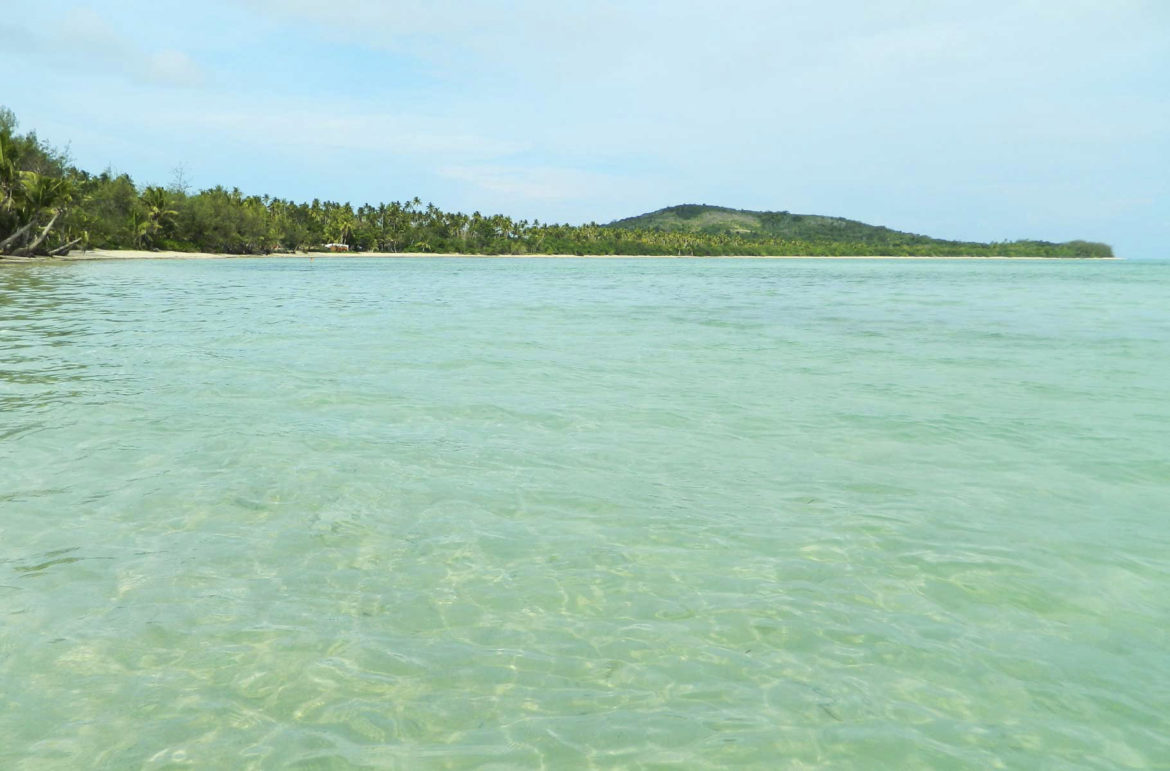 Long Beach, na Ilha Matacawalevu, Arquipélago das Yasawa (Fiji)