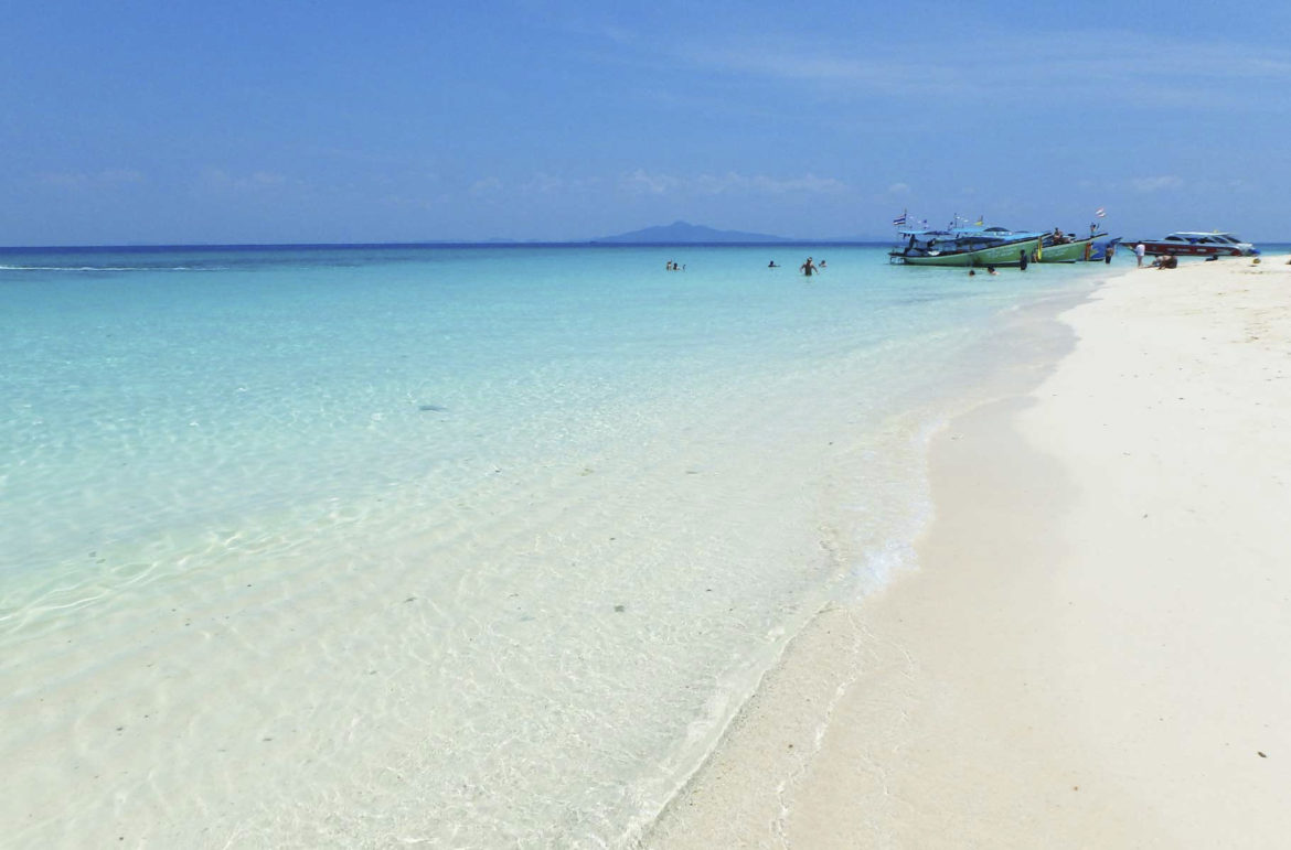 Ilha Bambu, no Arquipélago de Koh Phi Phi (Tailândia)