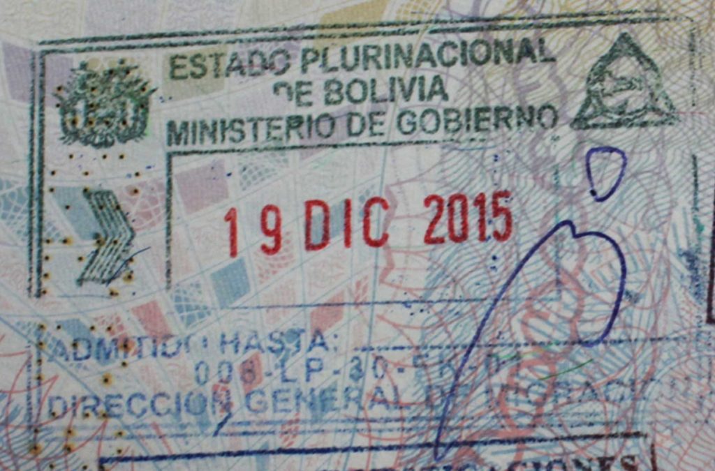 Precisa de visto para viajar à Bolívia?