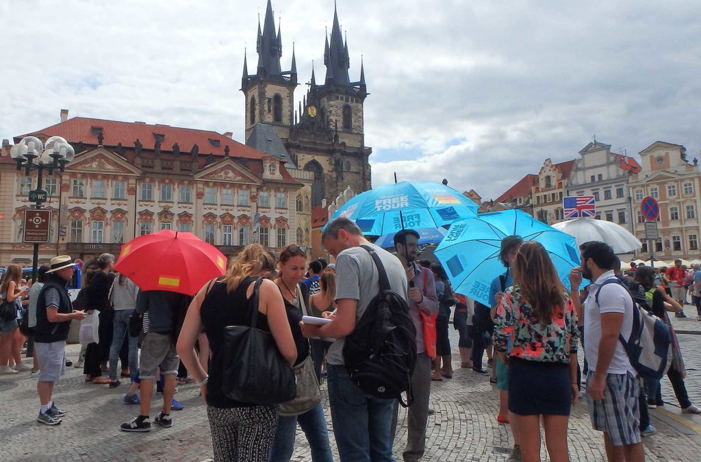 'Free walking tour' em Praga
