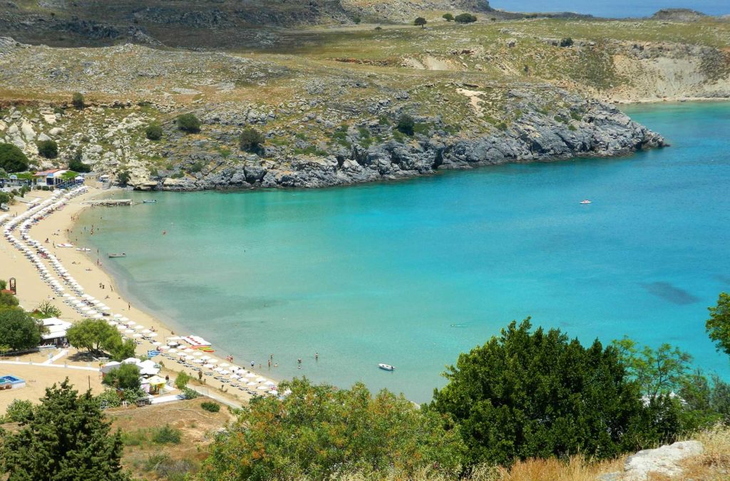 Praias mais bonitas da Europa - Lindos (Grécia)