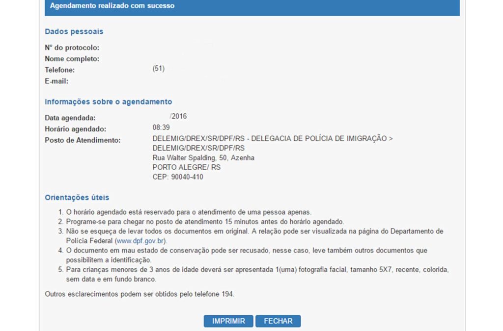 Como tirar passaporte - Agendar o atendimento