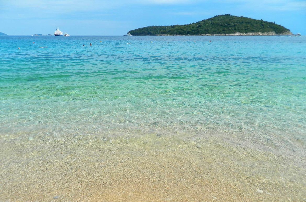 Fotos da Croácia - Praia de Banje, em Dubrovnik