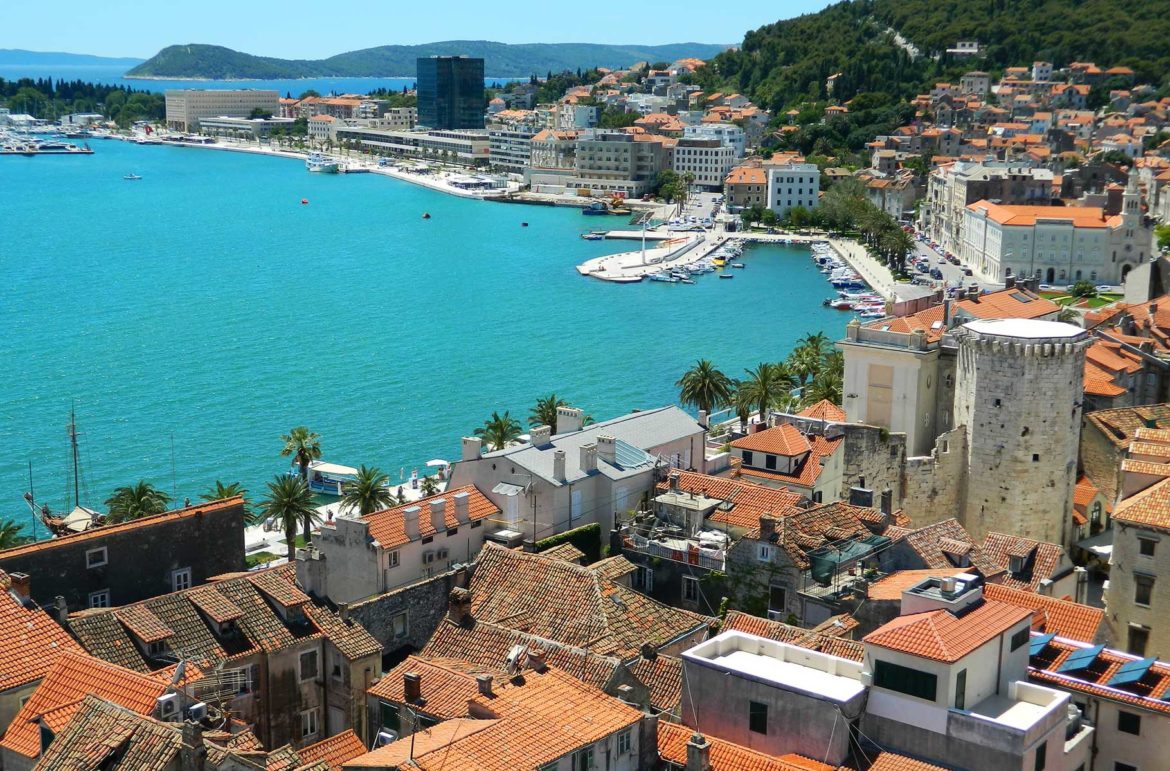 Fotos da Croácia - Vista de Split