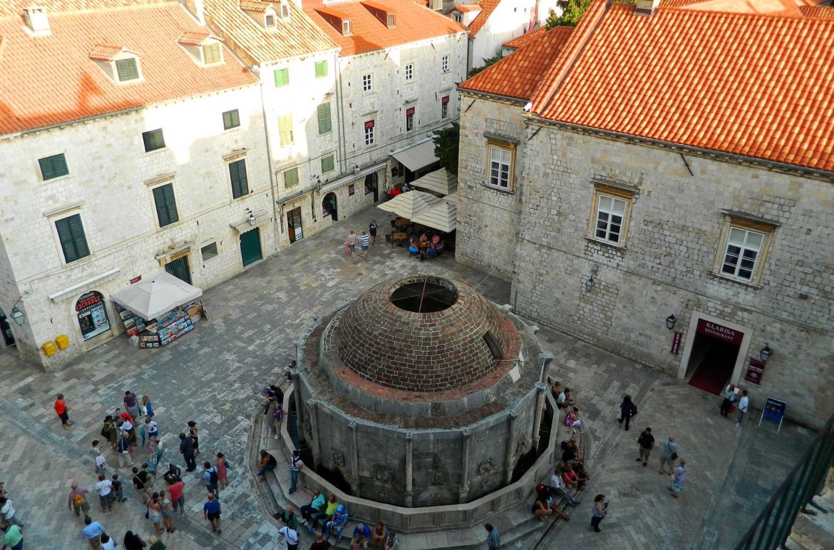 Fotos da Croácia - Grande Fonte de Onófrio, em Dubrovnik