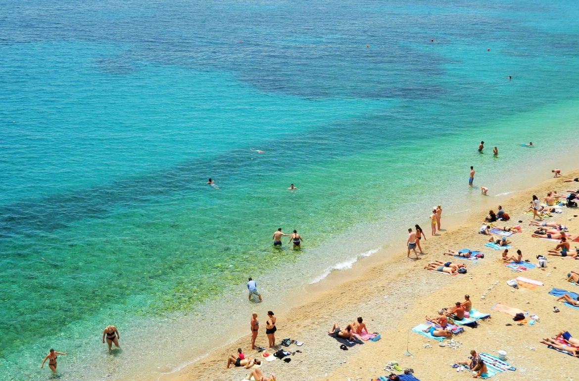 Fotos da Croácia - Praia de Banje, em Dubrovnik