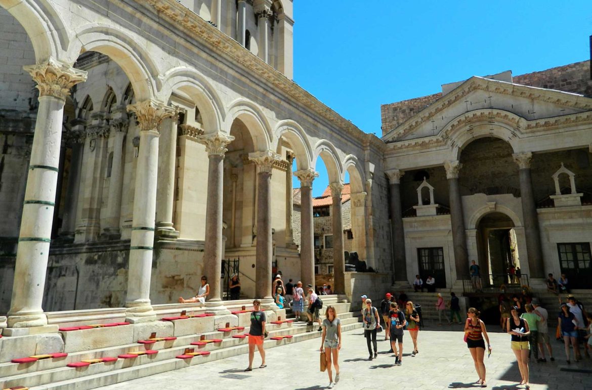 Fotos da Croácia - Catedral de Sveti Duje e Palácio de Diocleciano, em Split