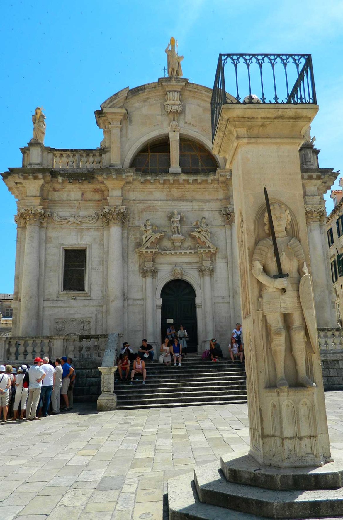 Fotos da Croácia - Praça Luza, em Dubrovnik