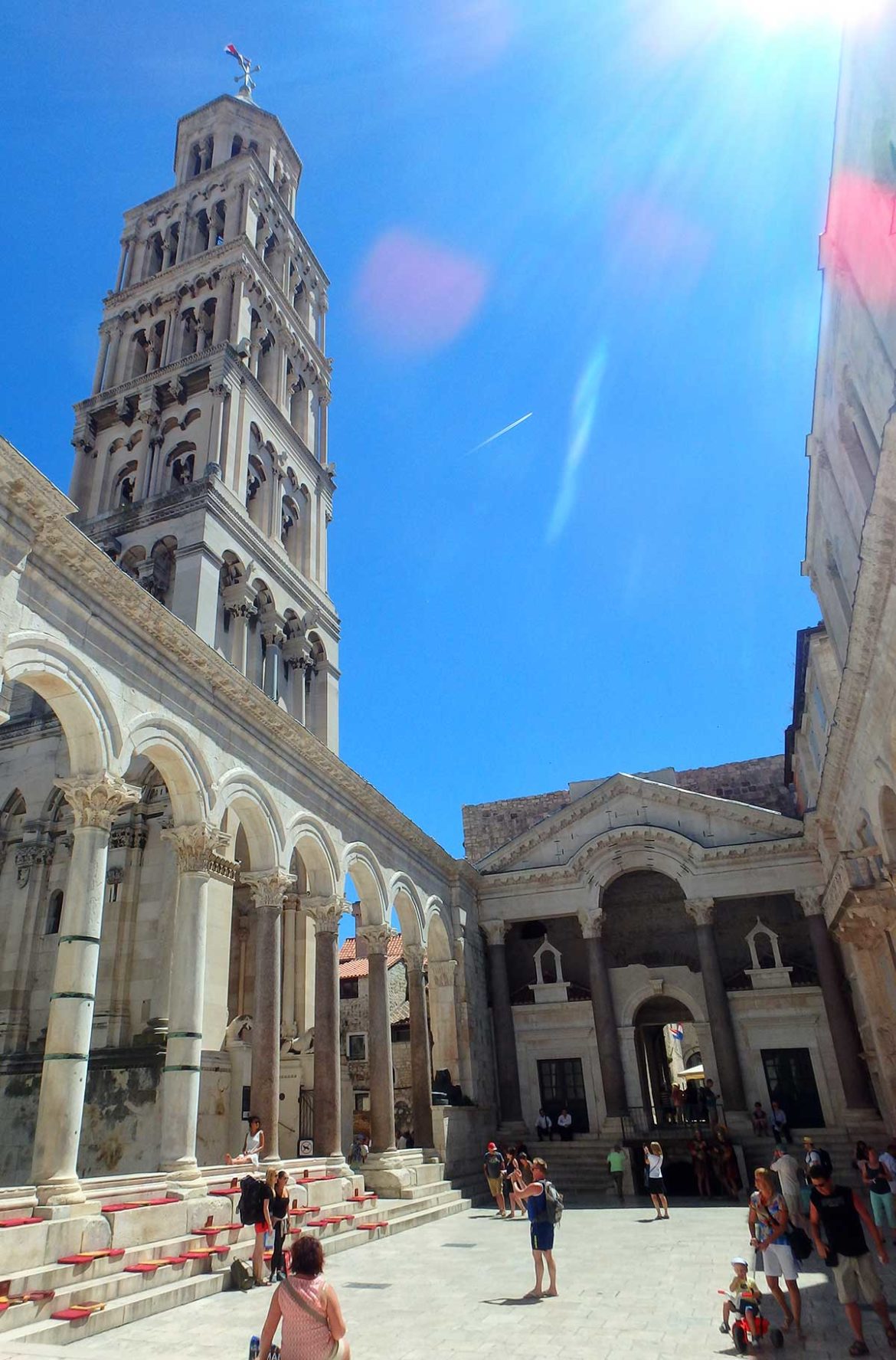 Fotos da Croácia - Catedral de Sveti Duje e Palácio de Diocleciano, em Split