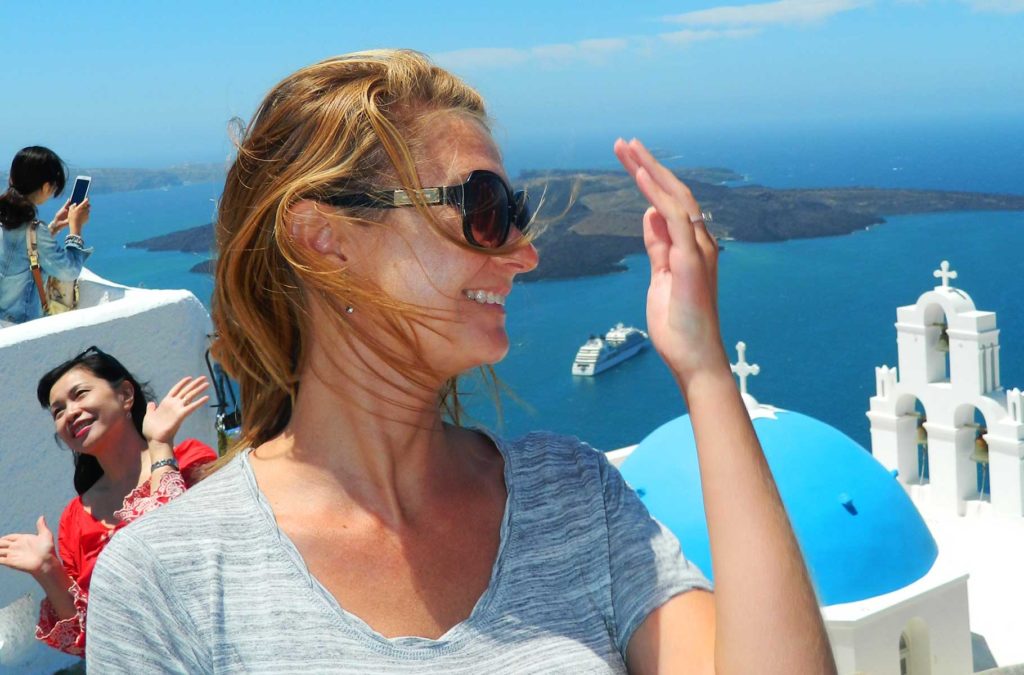 Verão na Europa pode ser roubada - Ilha de Santorini (Grécia)