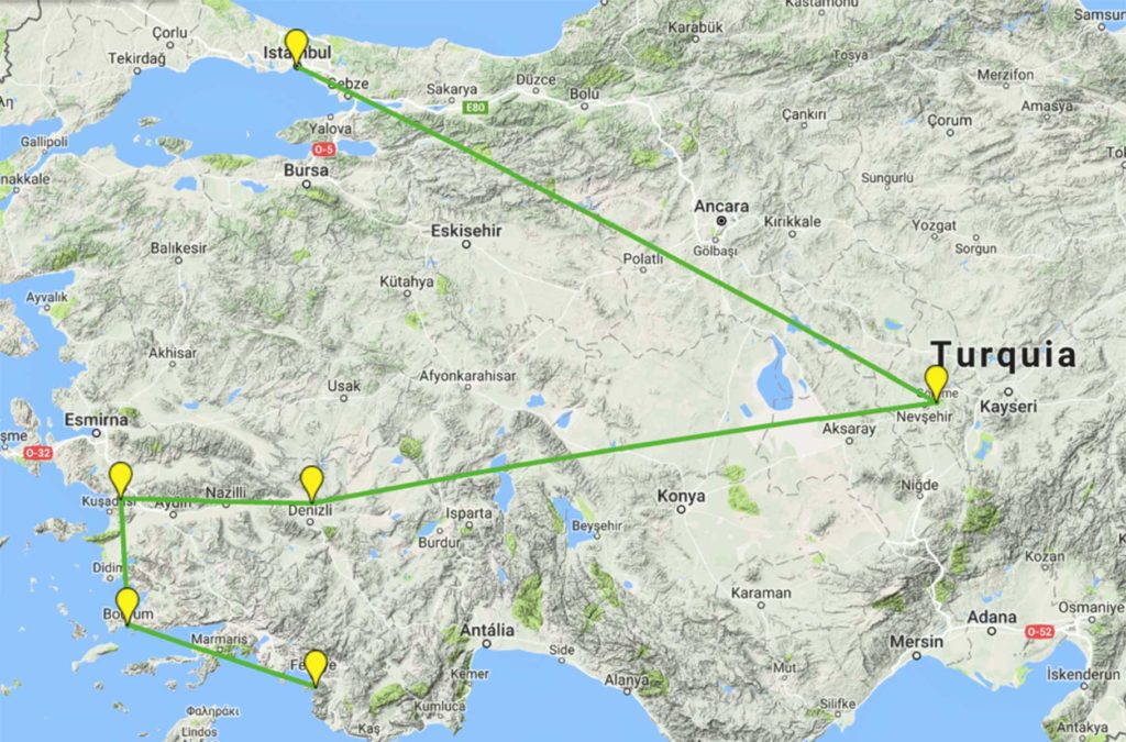 Dicas da Turquia - Roteiro