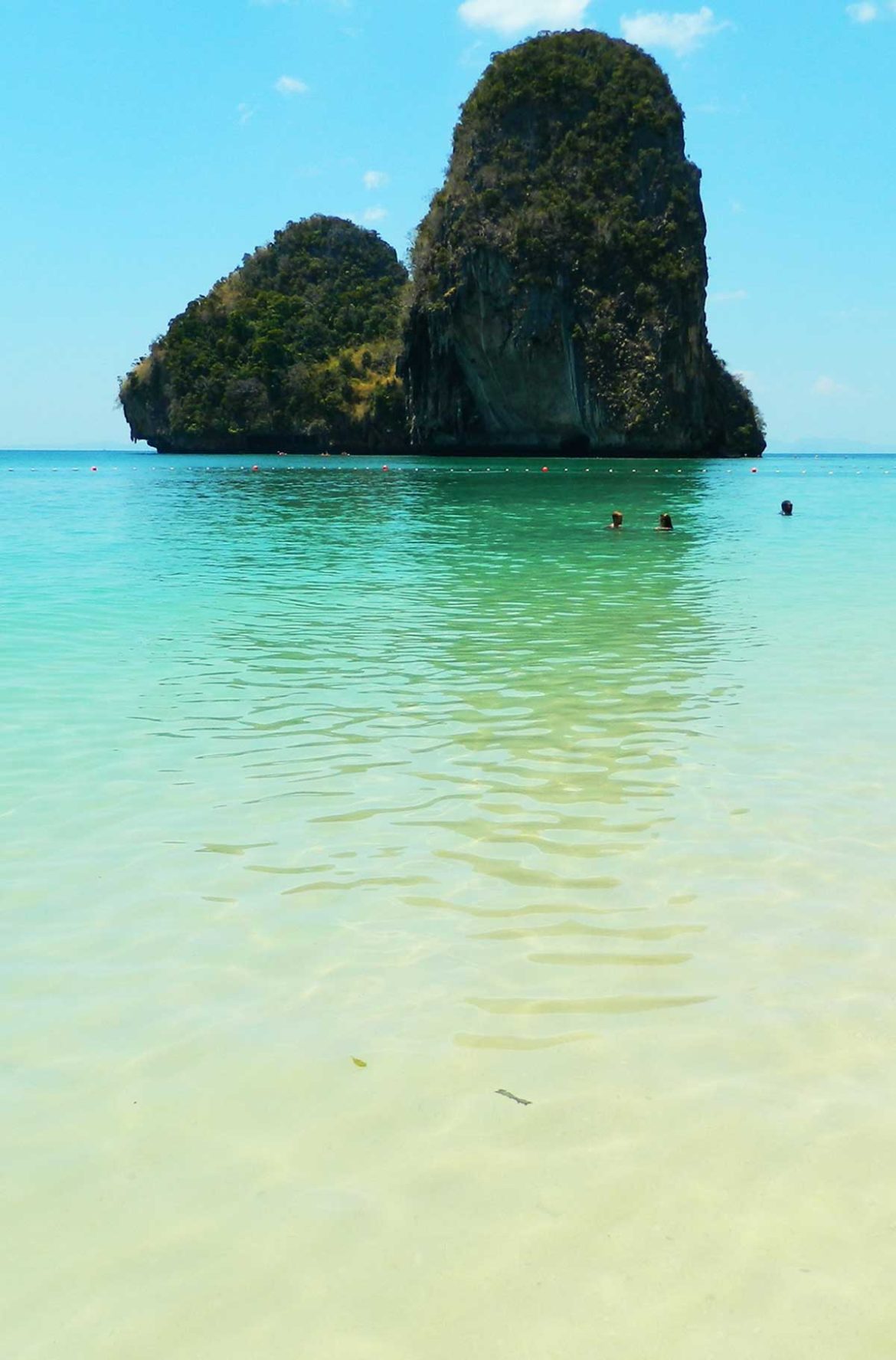 Praia de Phra Nang, em Railay Beach