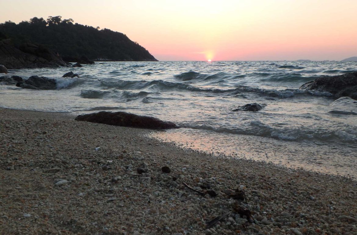 Sunset Beach, na Ilha de Koh Lipe