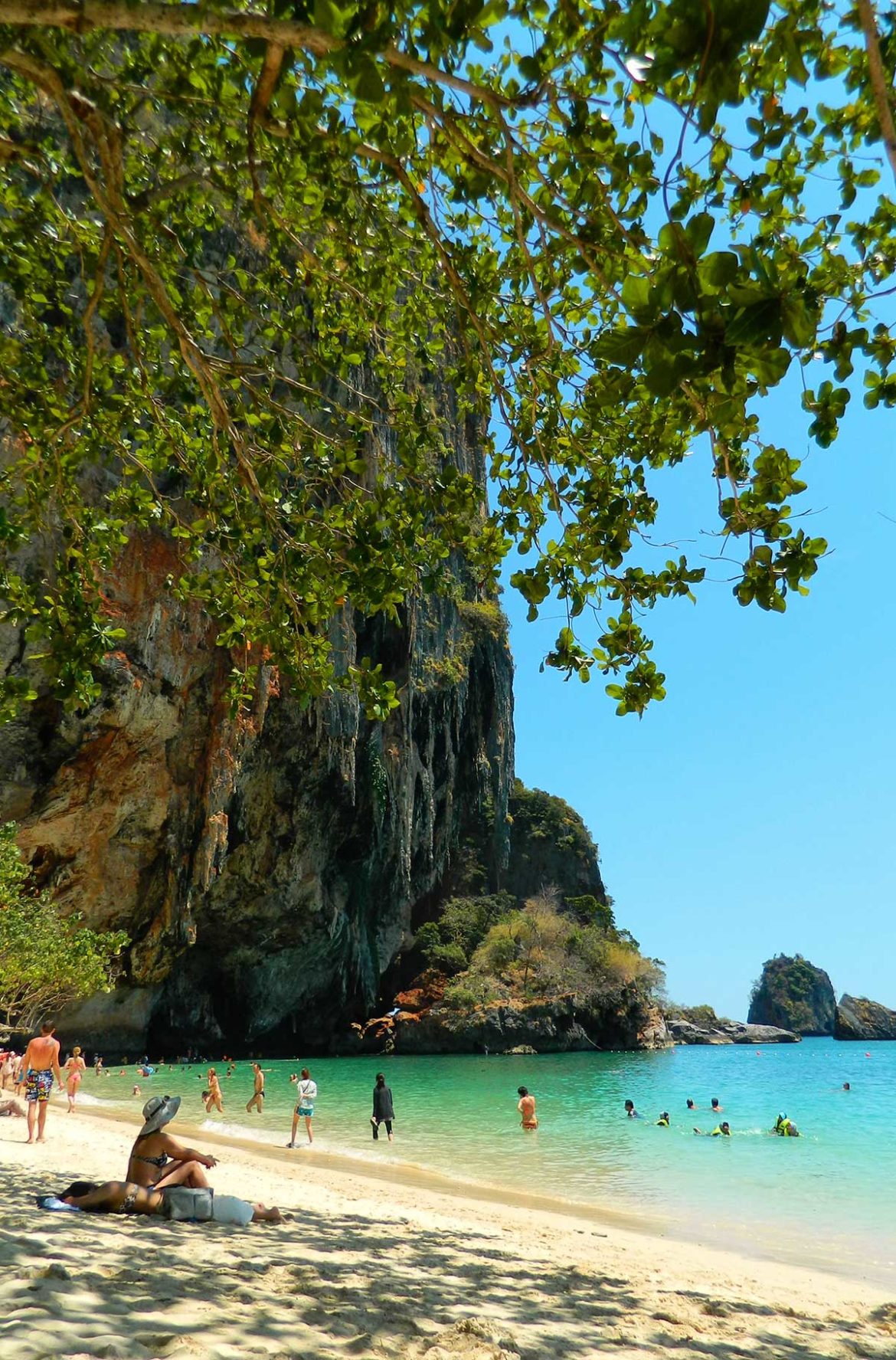 Praia de Phra Nang, em Railay Beach