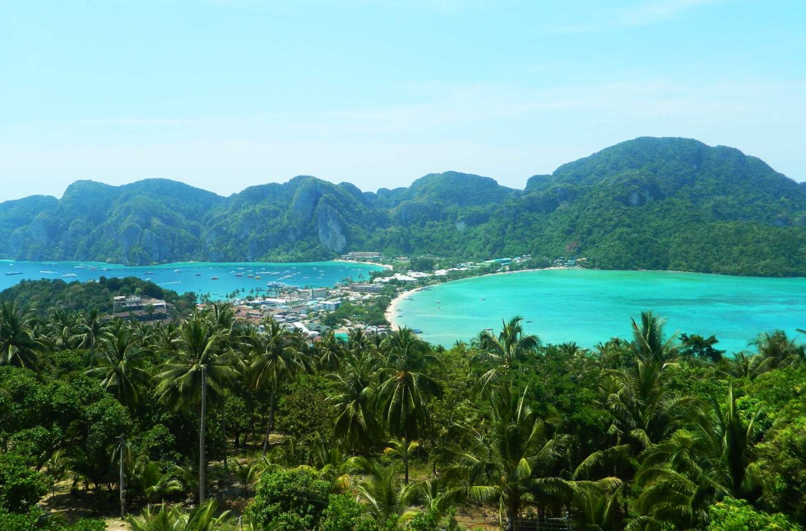 Mirante de Phi Phi Don, no Arquipélago de Koh Phi Phi