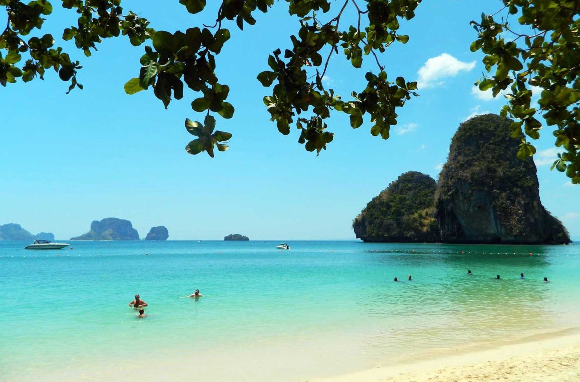 Praia de Phra Nang, em Railay Beach