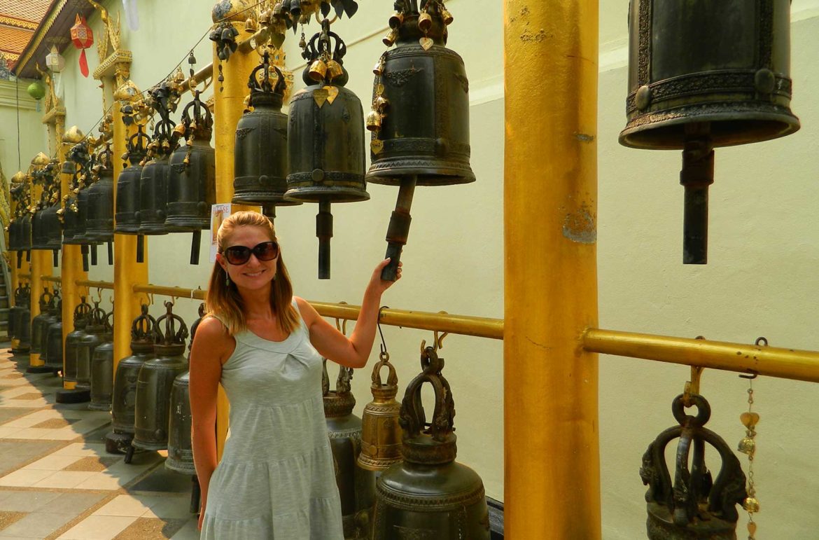 Templo de Doi Suthep, em Chiang Mai