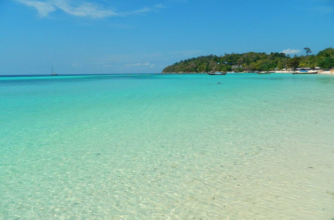 Pattaya Beach, na Ilha de Koh Lipe