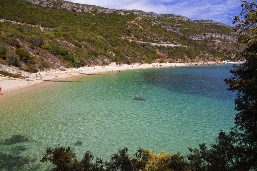 Praia de Galapinhos, na região de Setúbal (Portugal)