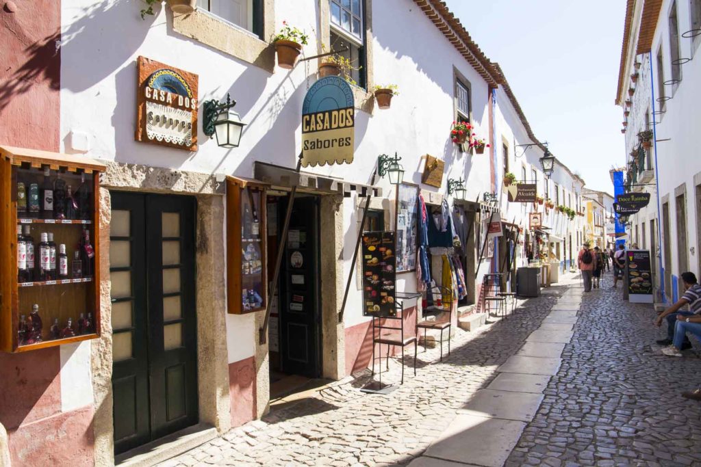 Cidade medieval de Óbidos, em Portugal