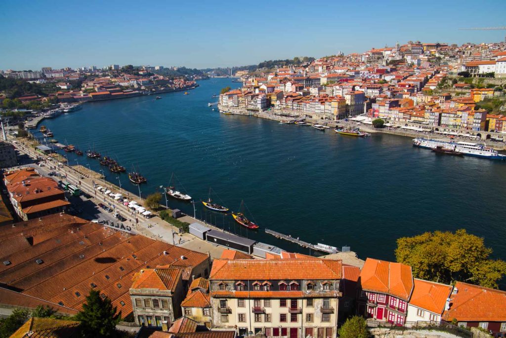 Roteiro em Porto - Porto vista do alto da Ponte D. Luís I