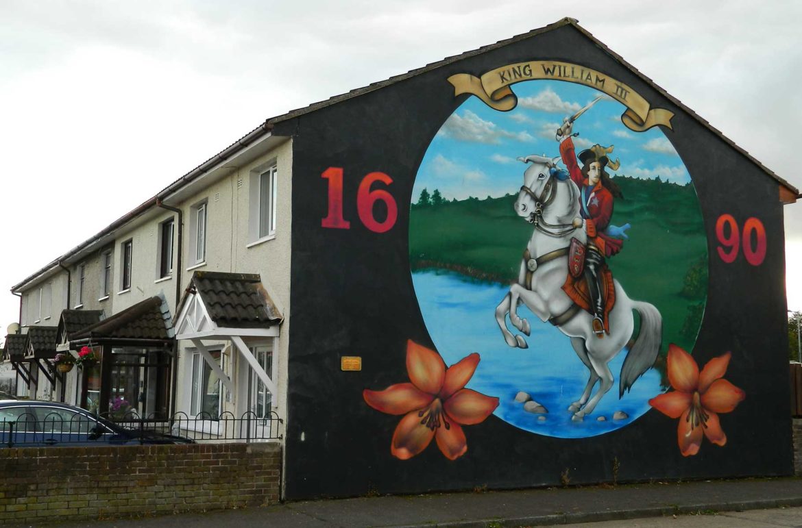 Fotos do Reino Unido - Mural político em Belfast, na Irlanda do Norte