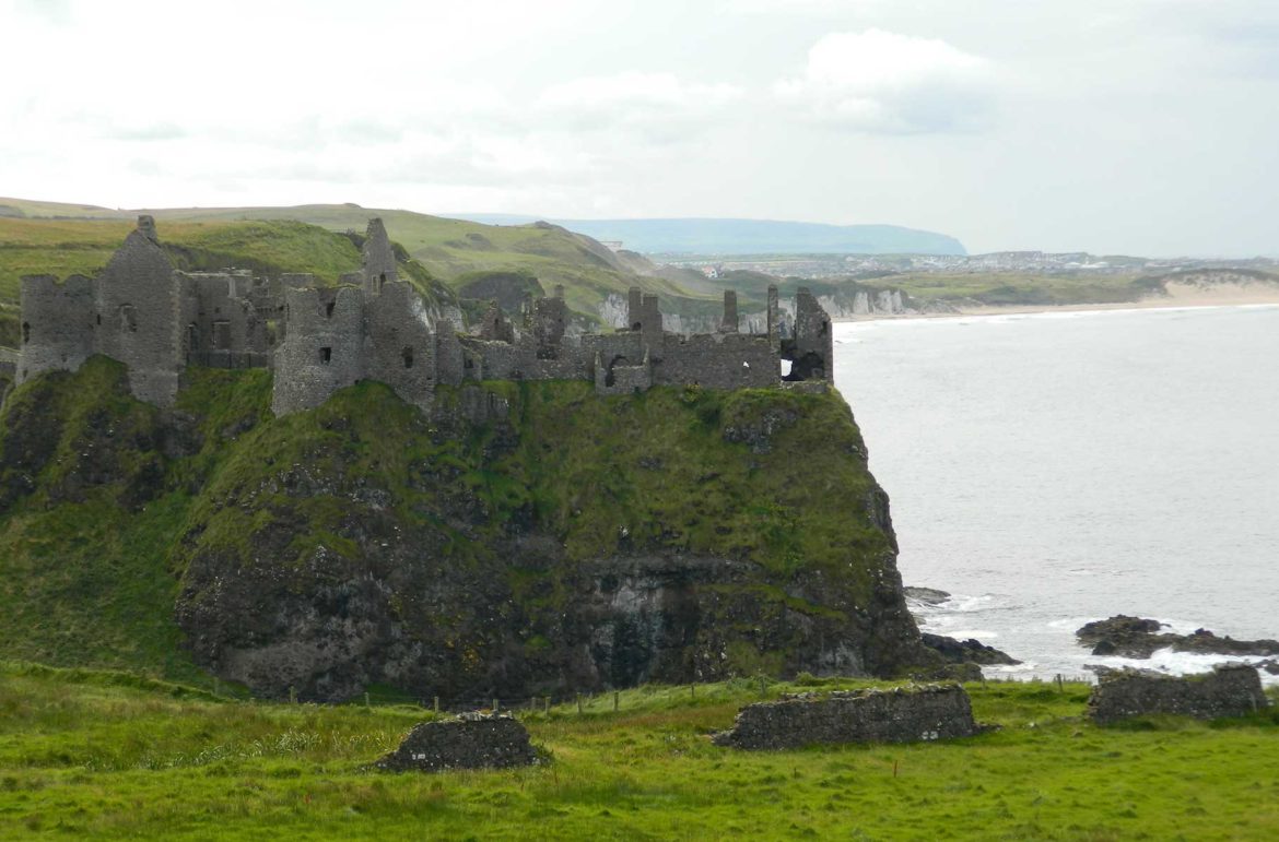 Fotos do Reino Unido - Castelo de Dunluce, na Irlanda do Norte