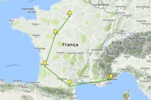 Guia de Viagem França - Roteiro