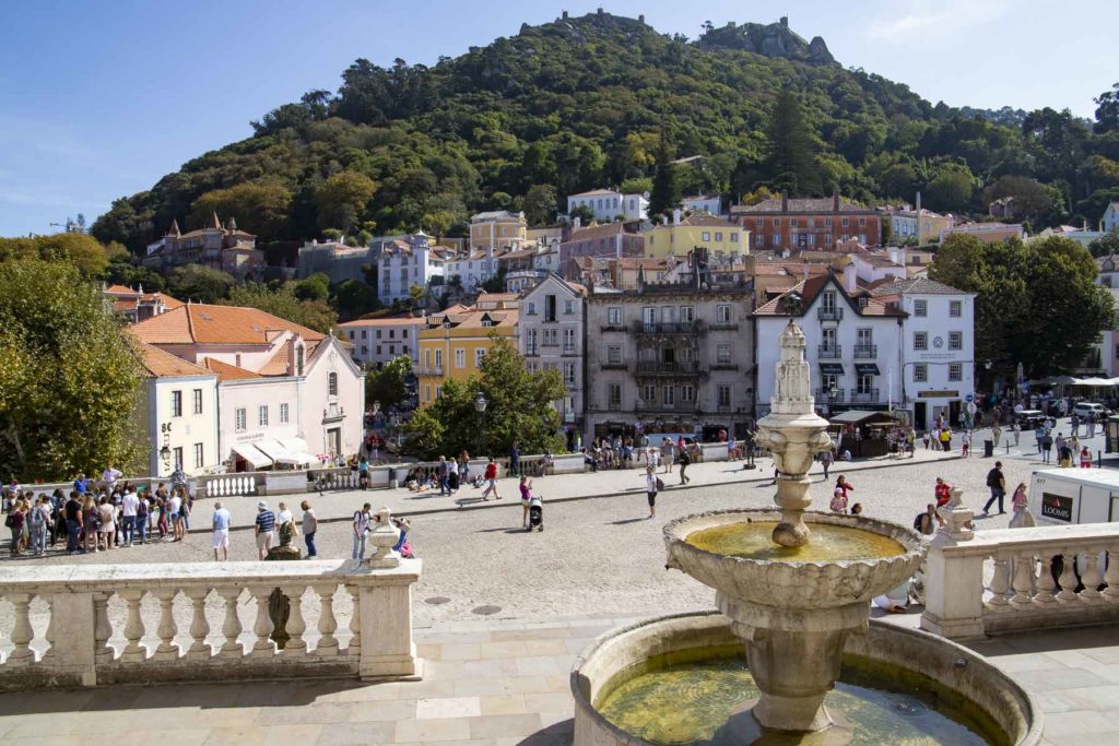 Roteiro em Sintra - Cidade vista do Palácio Nacional