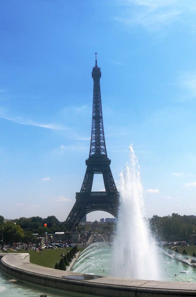 O que fazer em Paris - Jardins du Trocadéro