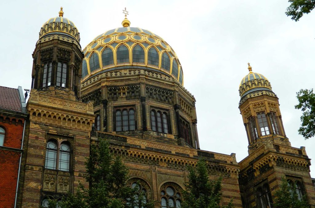 Cúpula dourada da Sinagoga Nova, em Berlim