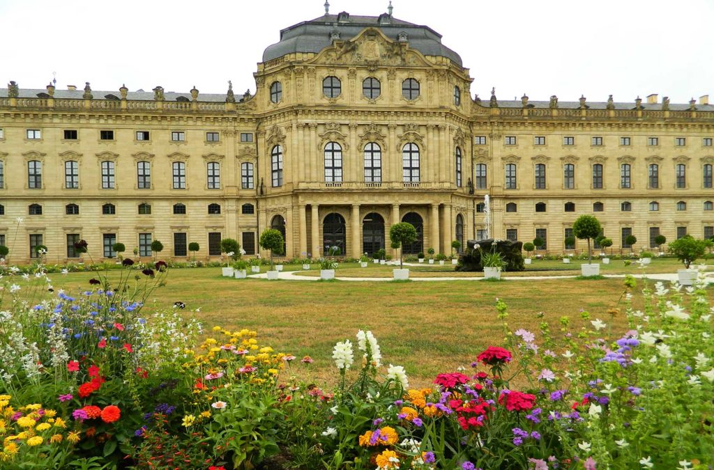 Jardim do Palácio de Würzburg, atração do roteiro na Alemanha