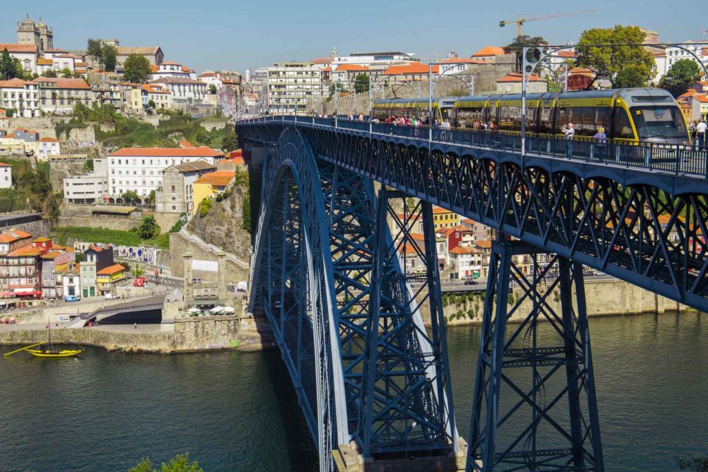 Roteiro em Portugal - Ponte D. Luís I, em Porto