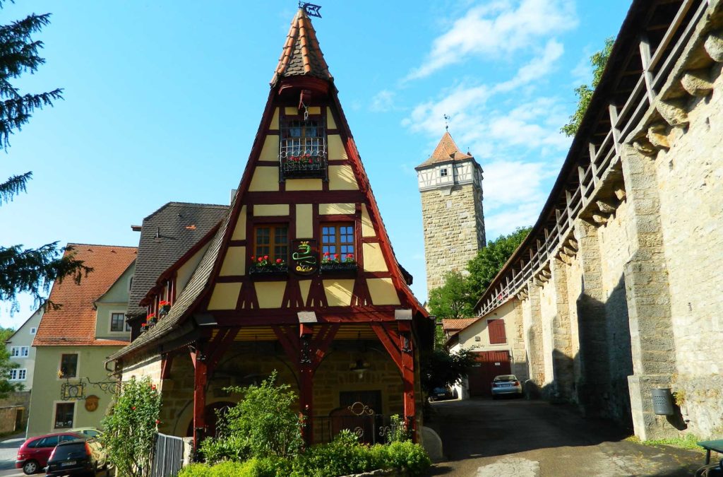 Gerlachschmiede, em Rothenburg, cidade destaque no roteiro na Alemanha