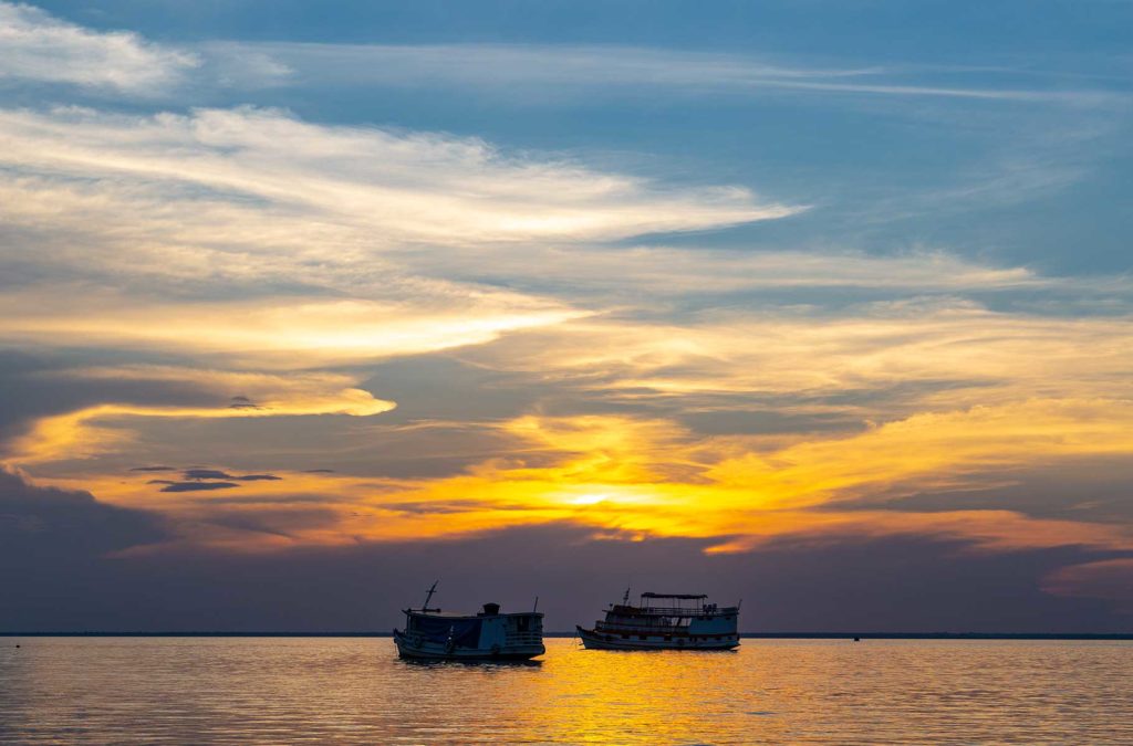 O que fazer em Alter do Chão - Pôr do sol na Ilha do Amor