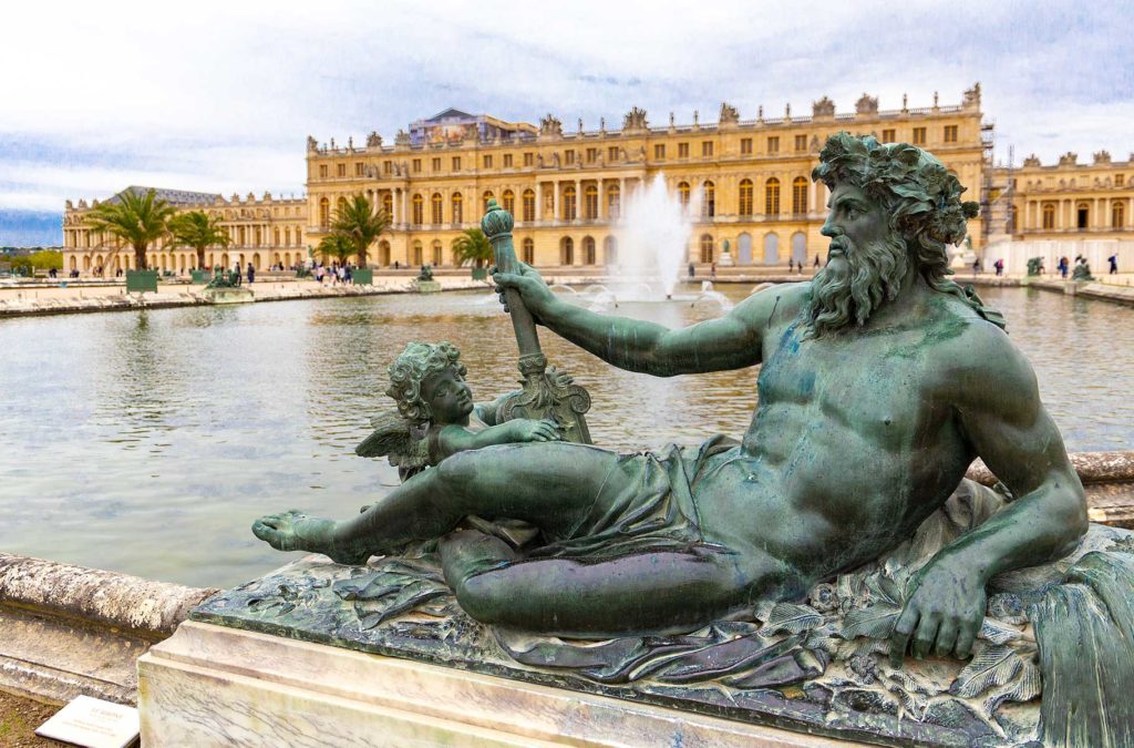 Bate-voltas de Paris - O Palácio de Versailles visto dos jardins de Le Nôtre