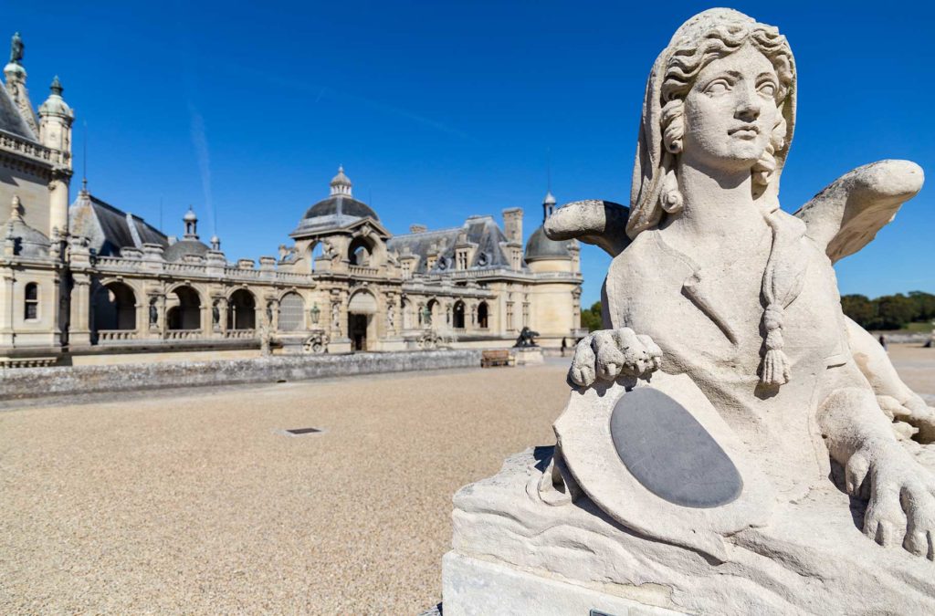 Chantilly é um dos castelos na França que fica pertinho de Paris