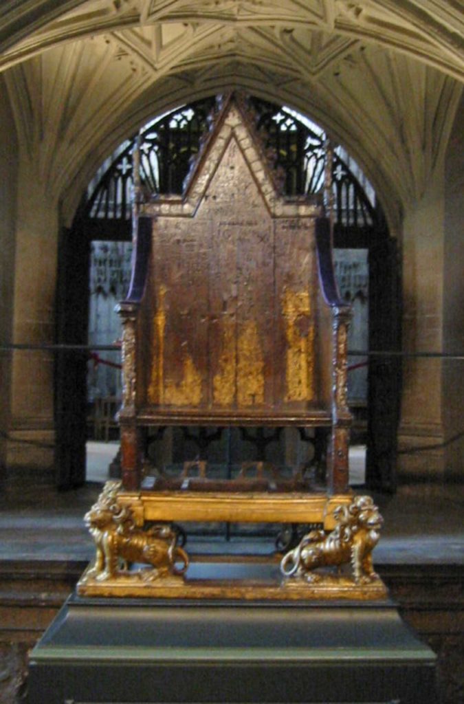 O que fazer no Reino Unido - A cadeira da coroação, na Abadia de Westminster