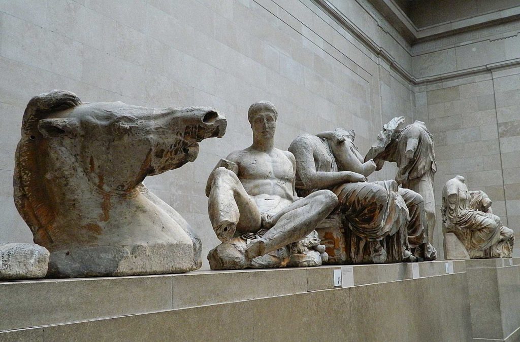 O que fazer no Reino Unido - Esculturas do Parthenon expostas no British Museum