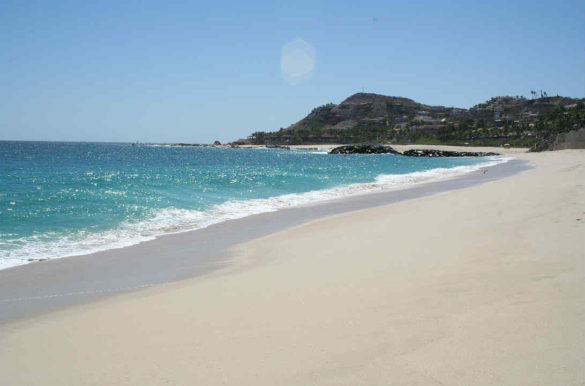 Praias de areia branca Praias de areia branca - Los Cabos, no México