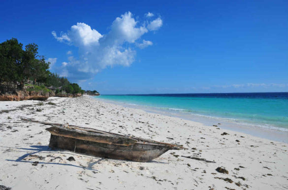 Praias de areia branca Praias de areia branca - Zanzibar